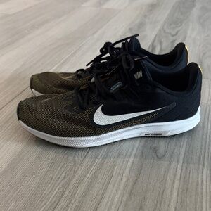 Nike Black and Olive Athletic Shoes